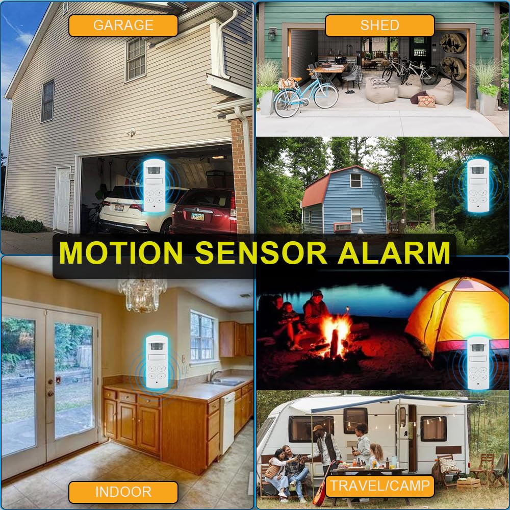 Mosaic Alarm indoor security setup for home or shed.