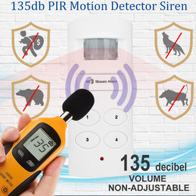Mosaic Alarm keypad arming with PIN codes for security.