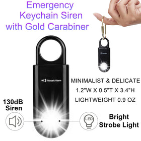 Mosaic Alarm night runner hiking use case with wearable safety features