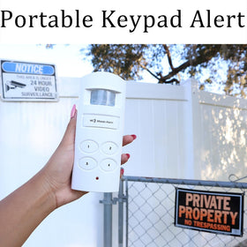 Mosaic Alarm PIR motion sensor detects movement clearly.
