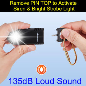 Mosaic Alarm top pin activation for quick alert and light