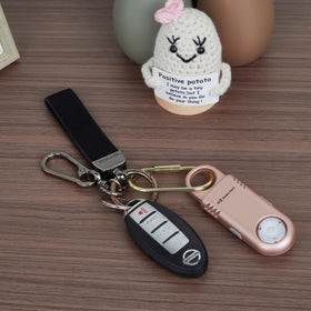 Mosaic Alarm USB-C charging port for easy recharging and long standby.