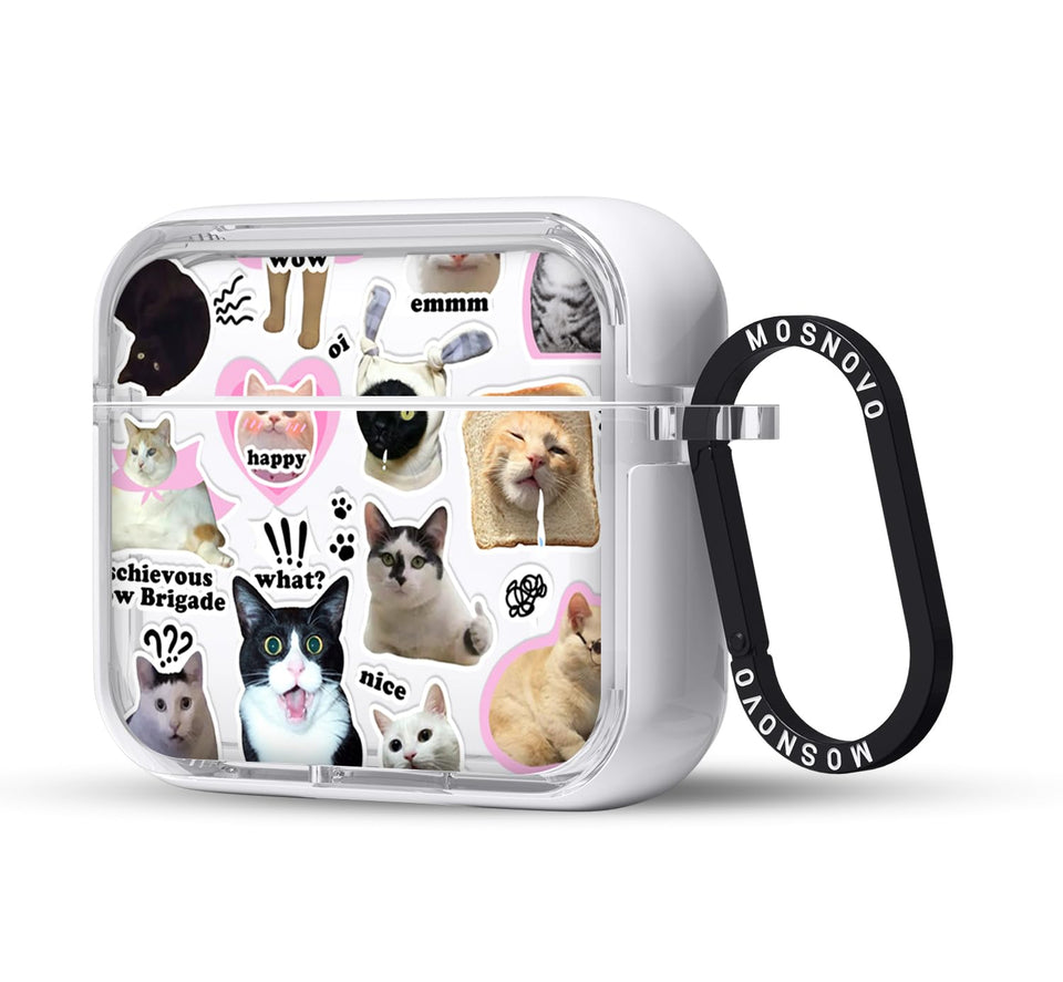 MOSNOVO AirPods 3 Case with clear dual-layer design for enhanced drop protection