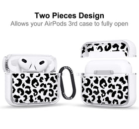 MOSNOVO AirPods 3 case with luxe metal ring for quick bag access.