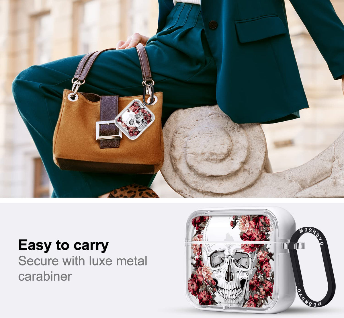 MOSNOVO AirPods 3 case package including removal tool and metal ring
