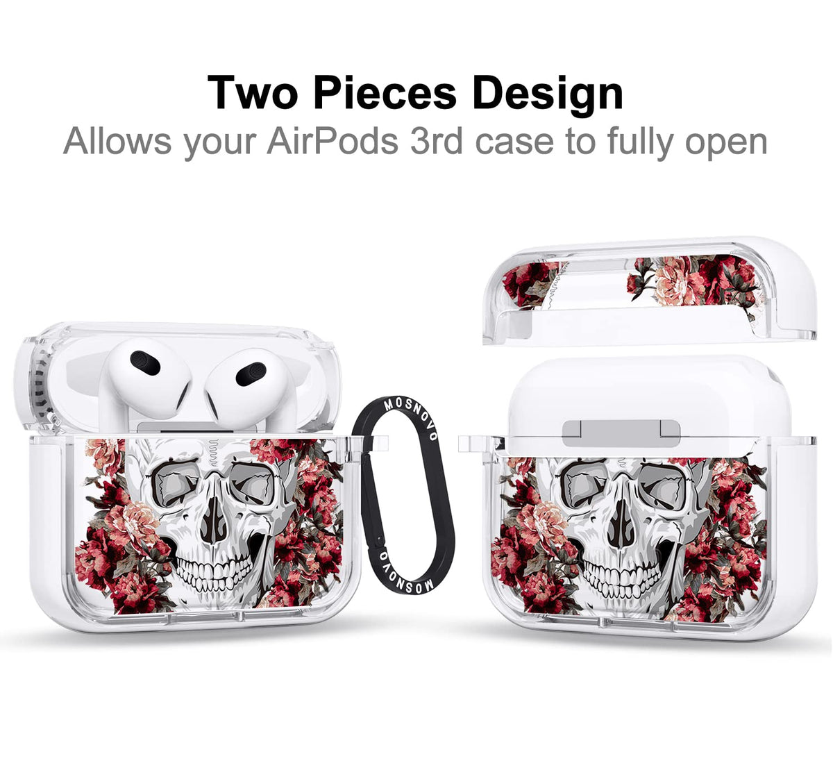 MOSNOVO AirPods 3 case with shockproof build for daily protection on the go