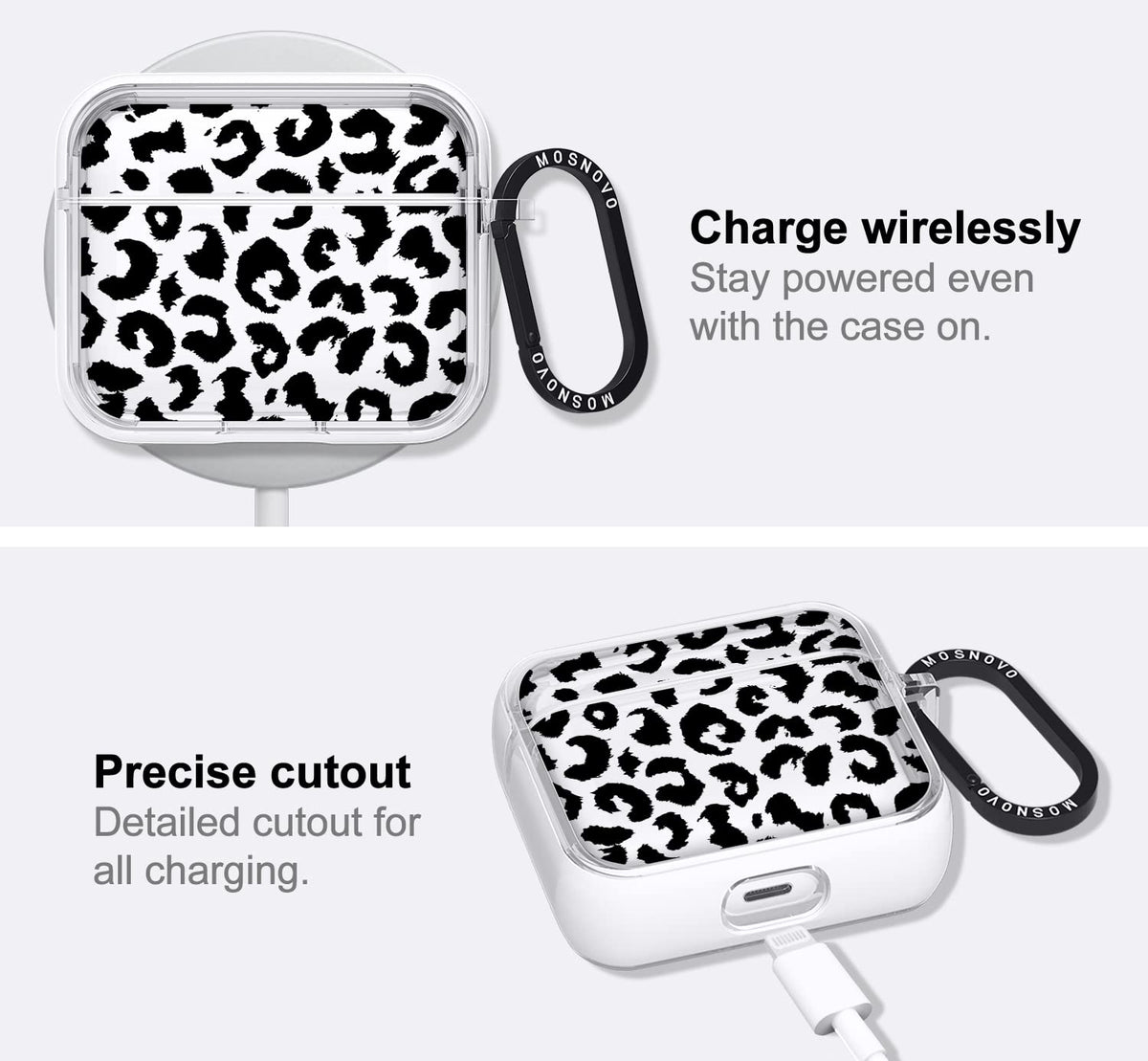 MOSNOVO AirPods 3 case shockproof protection for daily wear.