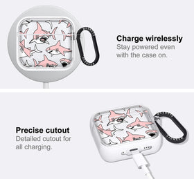 MOSNOVO AirPods 4 case clear dual-layer material resists yellowing.