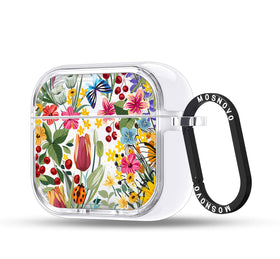 MOSNOVO AirPods 4 case with dual-layer clear protection guarding against drops