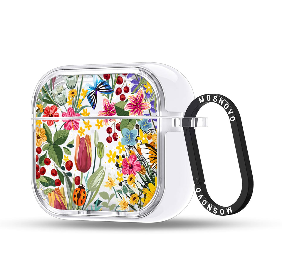 MOSNOVO AirPods 4 case with dual-layer clear protection guarding against drops