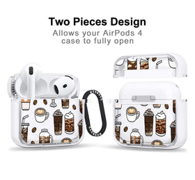 MOSNOVO AirPods 4 case featuring a luxe metal ring for quick access