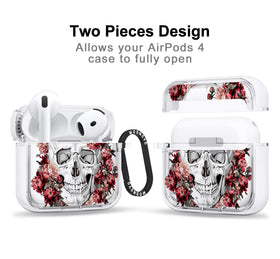 MOSNOVO AirPods 4 case with luxe metal ring for quick access.