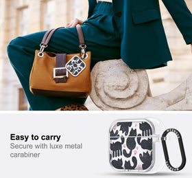 MOSNOVO AirPods 4 case enabling wireless charging with the case on.