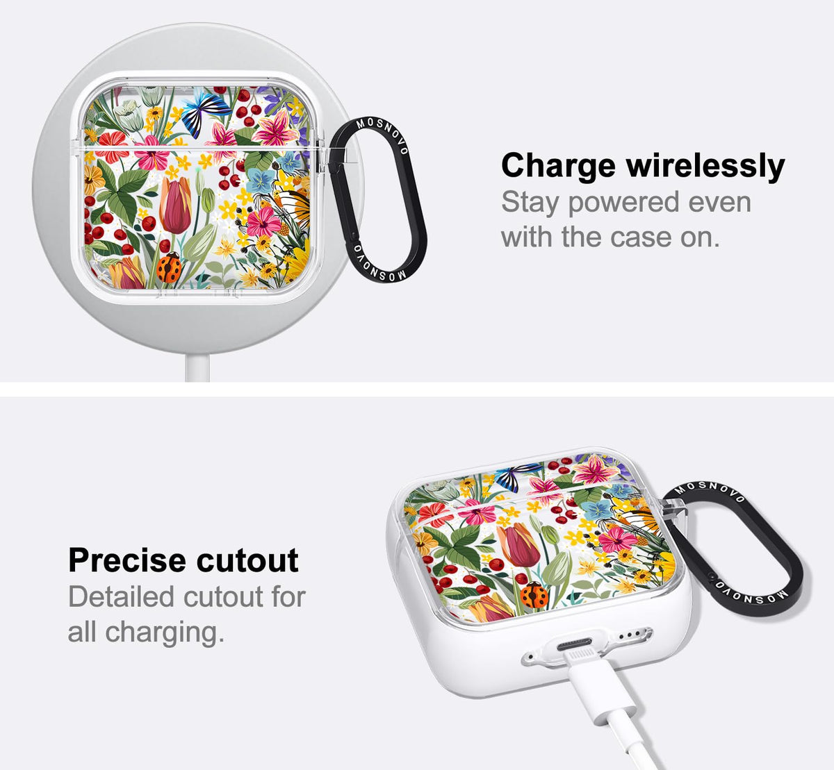 MOSNOVO AirPods 4 case resists yellowing with antioxidant layer