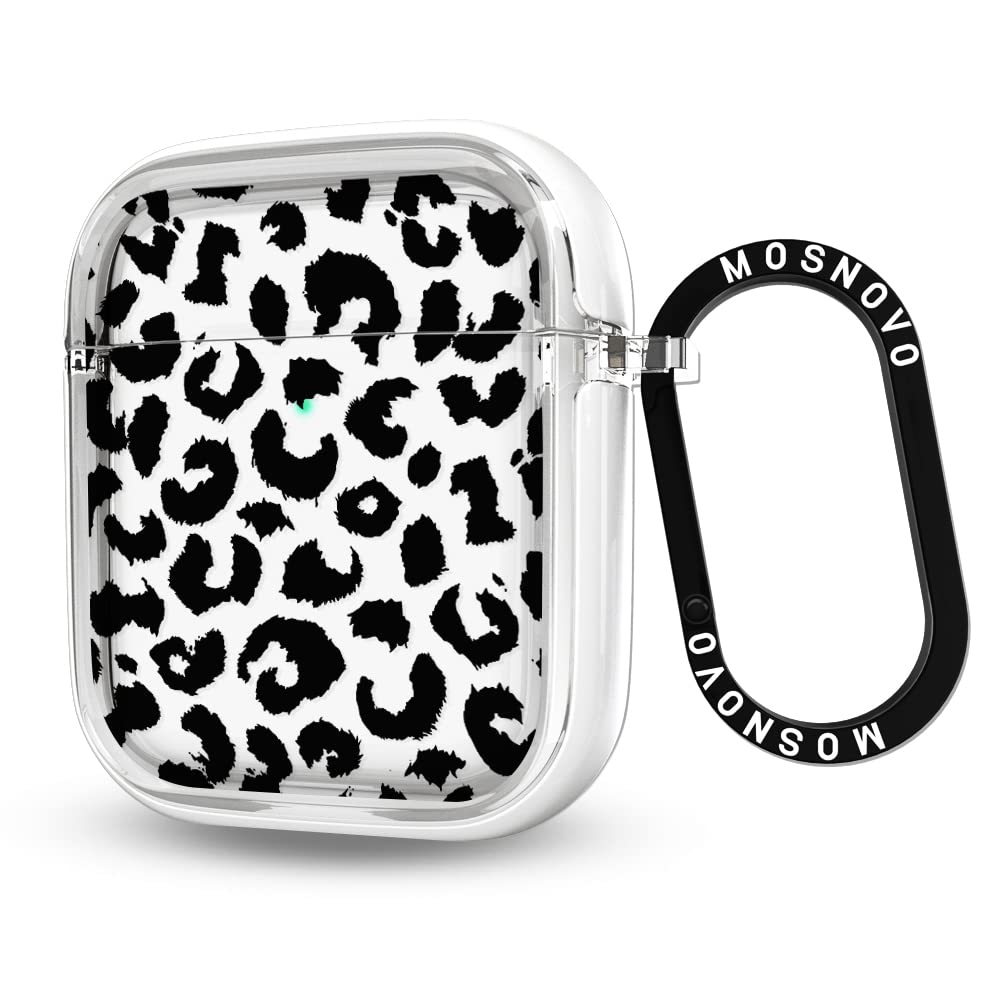 MOSNOVO AirPods case with clear dual layer protects AirPods 1 and 2