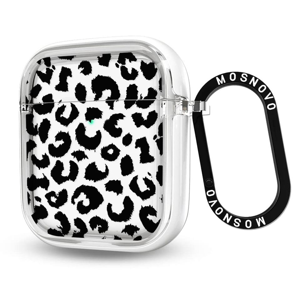MOSNOVO AirPods case with clear dual layer protects AirPods 1 and 2