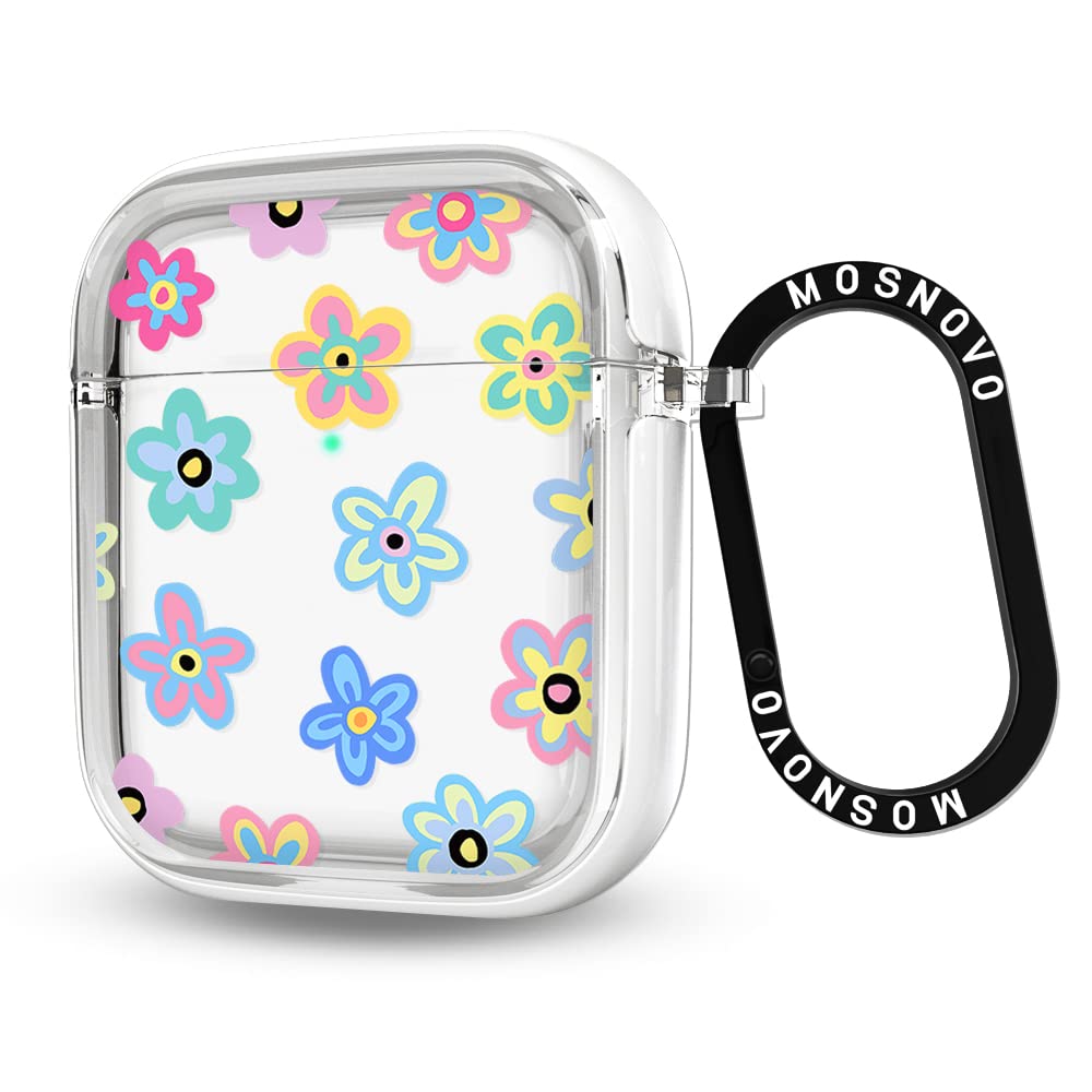MOSNOVO AirPods case with clear dual-layer protection for everyday use.