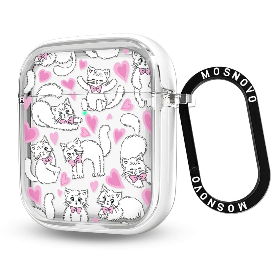 MOSNOVO AirPods case with clear dual-layer protection for style and durability