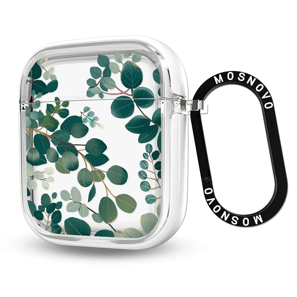 MOSNOVO airpods case with clear dual-layer protection for everyday drop resistance and visibility.