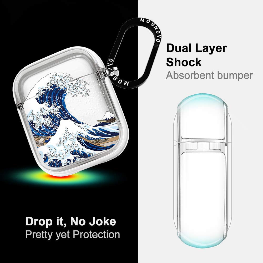 MOSNOVO AirPods Case Dual-Layer Protection with shock-resistant design