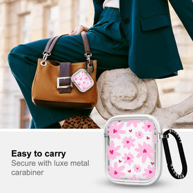 MOSNOVO AirPods case featuring premium metal ring for quick access.