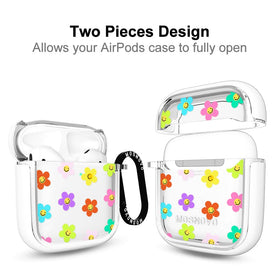 MOSNOVO AirPods case with premium metal ring for easy access