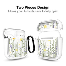 MOSNOVO AirPods Case with Metal Ring Access keeps your case easy to grab