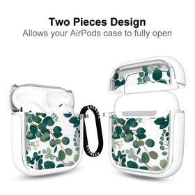 MOSNOVO airpods case with metal ring for easy access and secure attachment.
