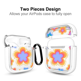 MOSNOVO AirPods case features a luxe metal ring for quick access.