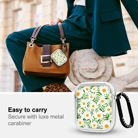 MOSNOVO AirPods case metal ring keeps AirPods within reach.