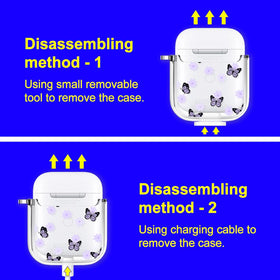Packaging includes case, luxe ring, and removal tool for easy setup