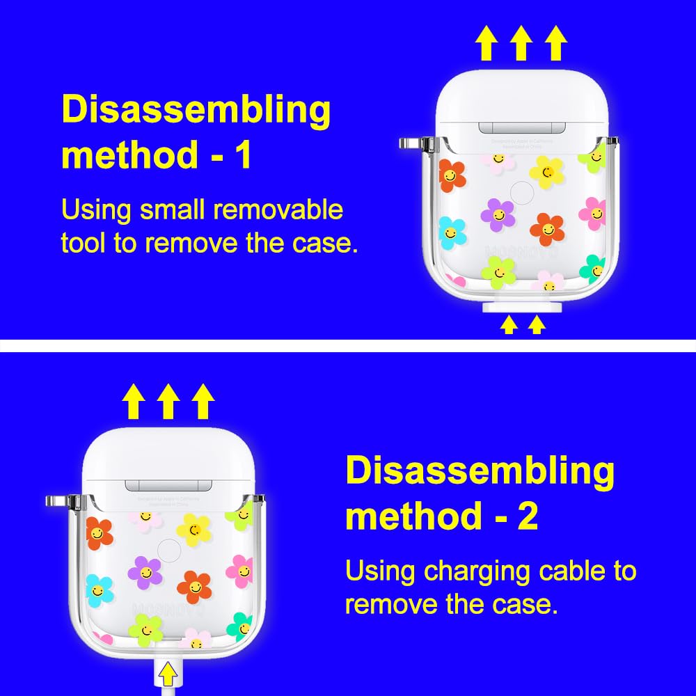 Removal tool included with MOSNOVO AirPods case for simple swaps
