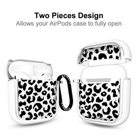 MOSNOVO Black Leopard print case delivers shockproof protection for AirPods