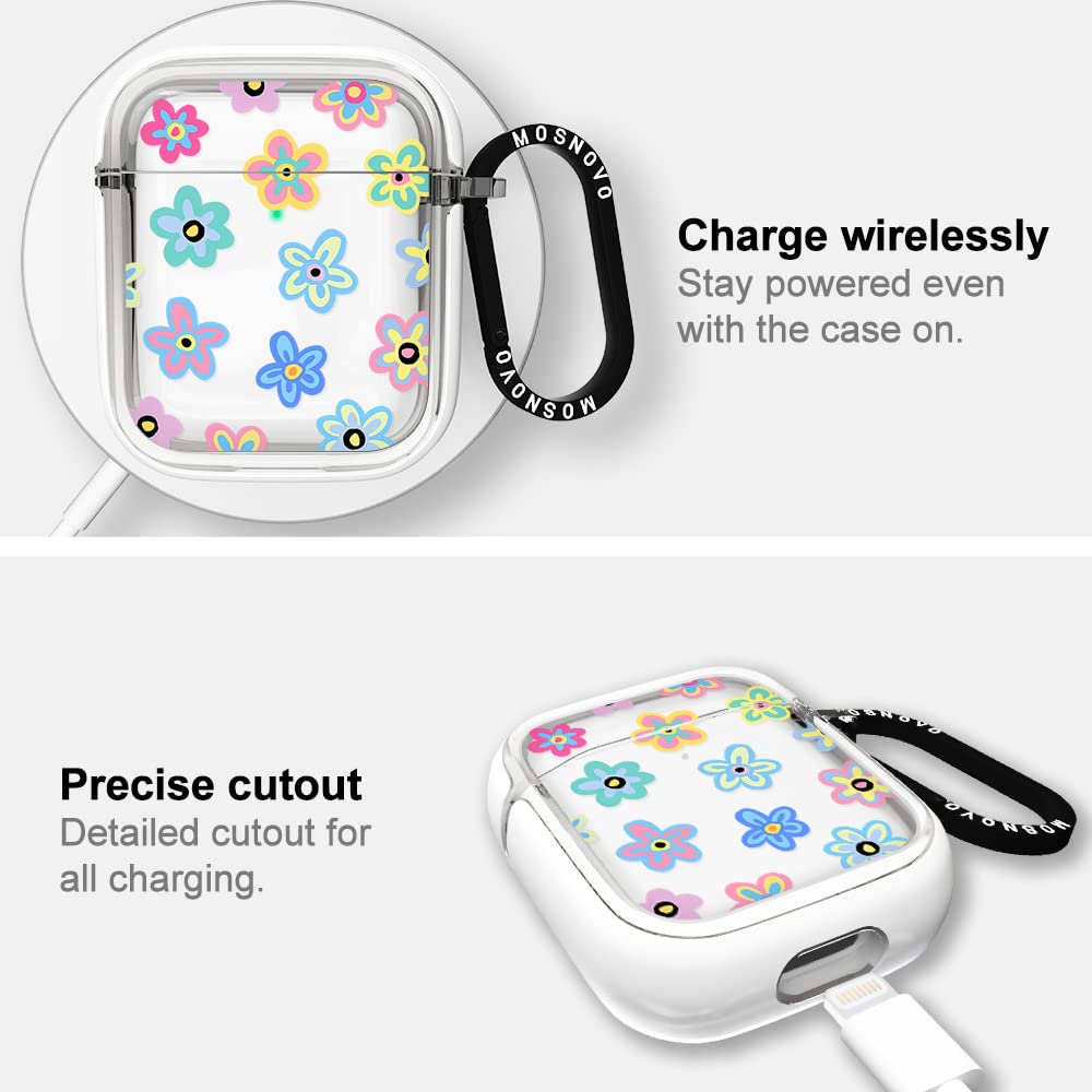 MOSNOVO AirPods case snugly protects AirPods with chic design.