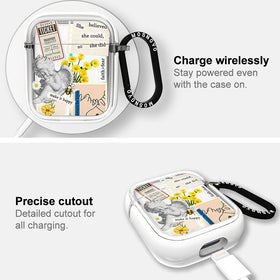 Wireless charging compatible MOSNOVO AirPods case lets you charge without removing the case.
