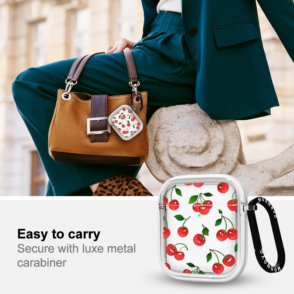 MOSNOVO AirPods Case Wireless-Charging Compatible for effortless charging without removing the case.