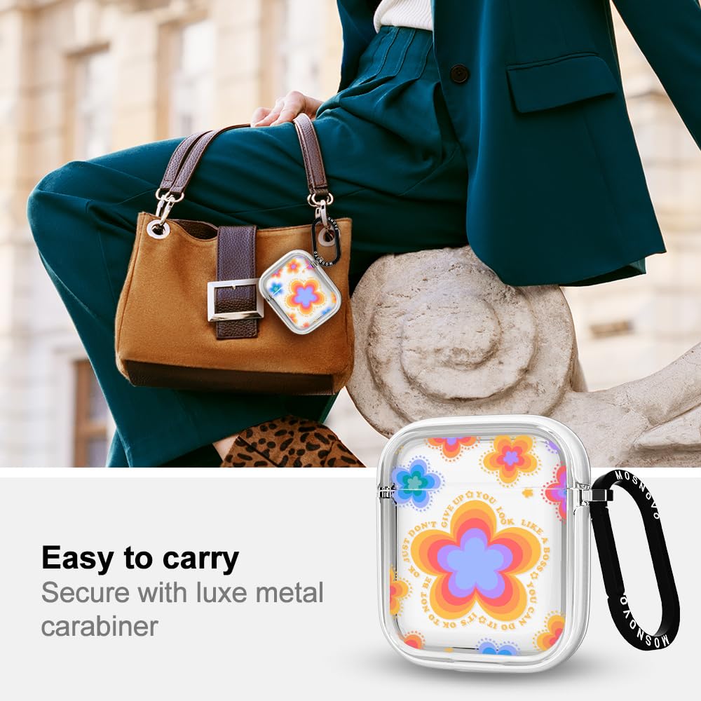MOSNOVO AirPods case supports wireless charging without removing the cover.