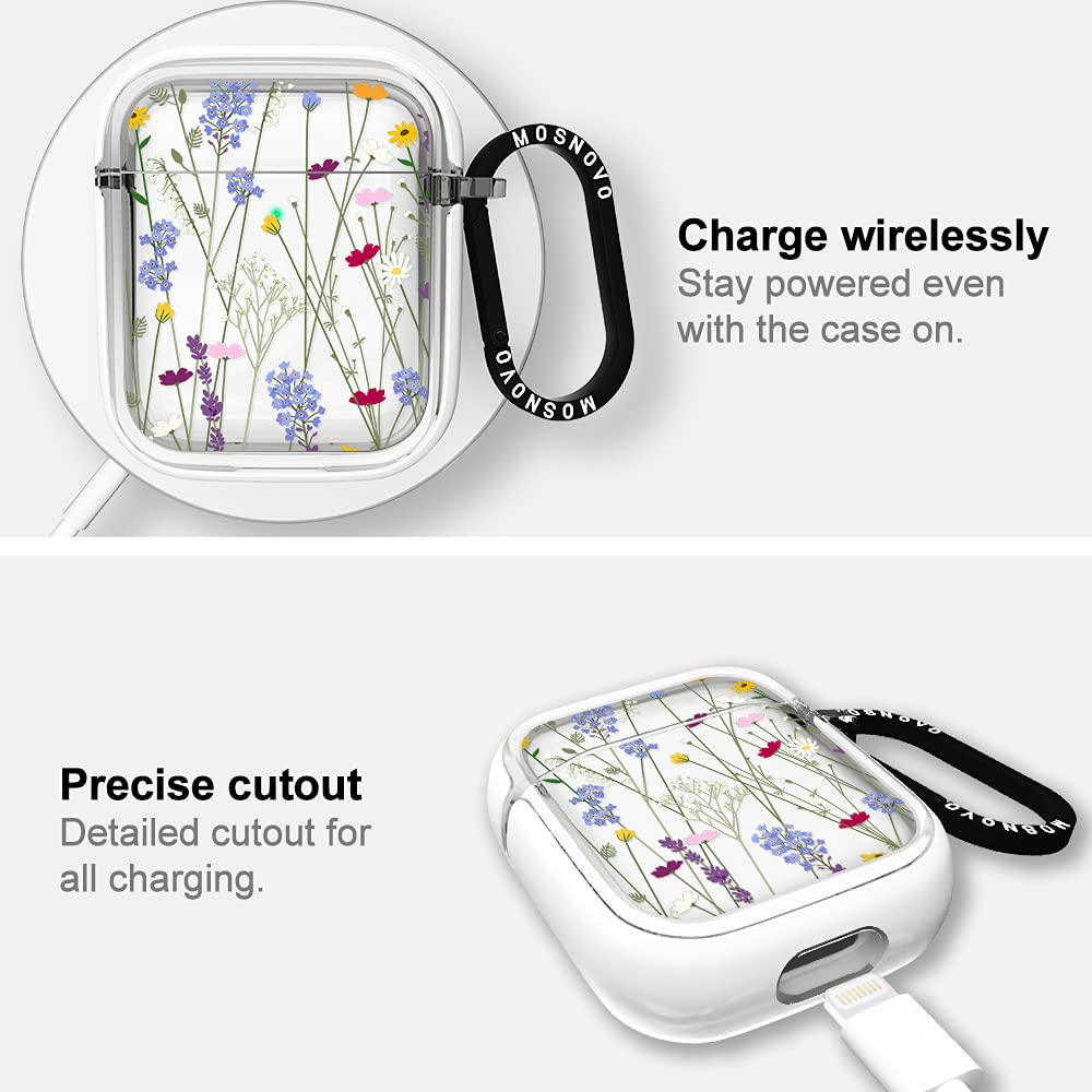 MOSNOVO AirPods case supports wireless charging without removing the case.