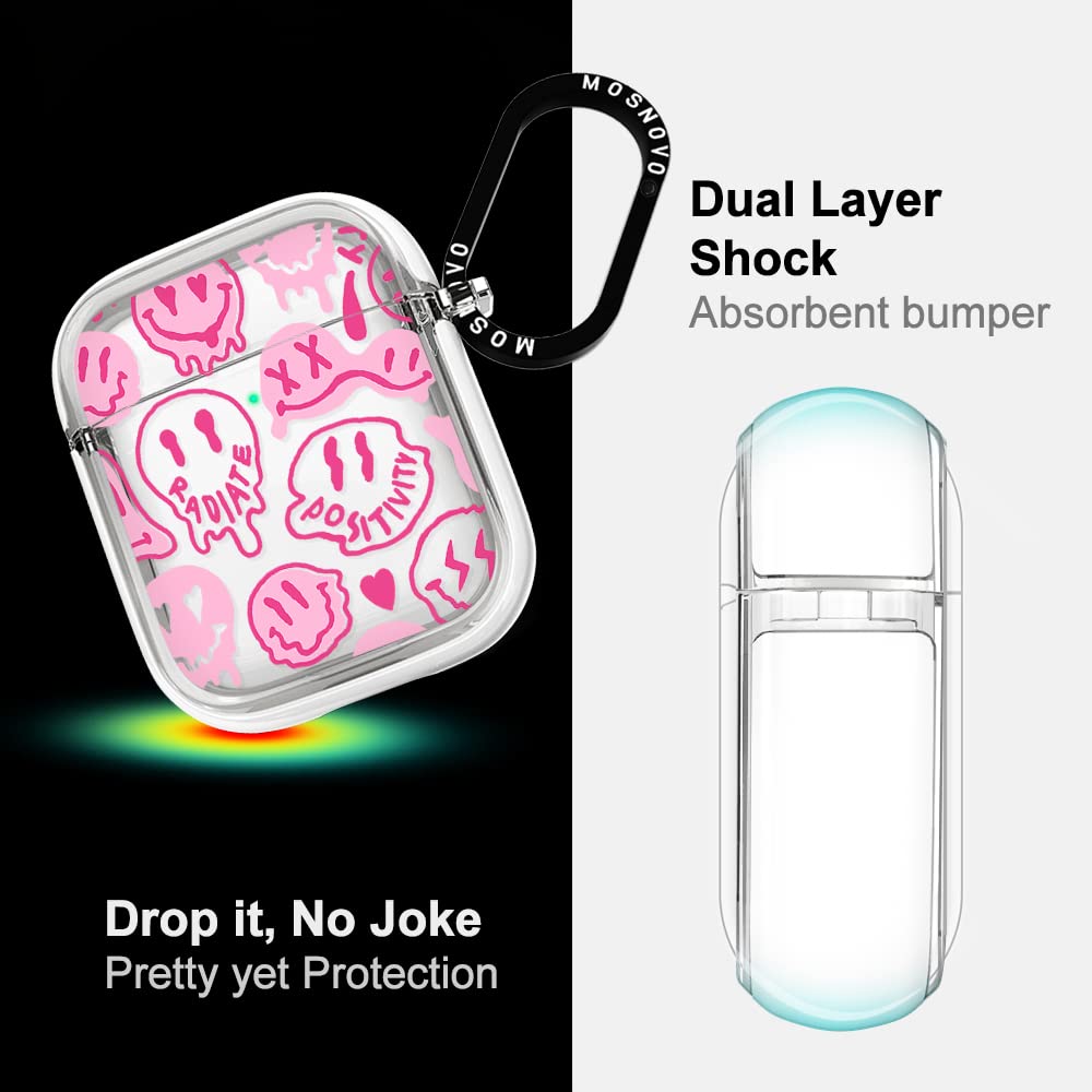MOSNOVO AirPods case features yellow-resistant clear material