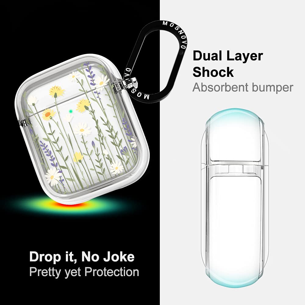 MOSNOVO AirPods Case Yellow-Resistant keeps the finish clear over time