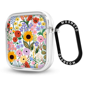 MOSNOVO AirPods Gen1-Gen2 case in clear finish for stylish daily protection.