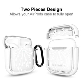 MOSNOVO AirPods metal ring attachment for easy access