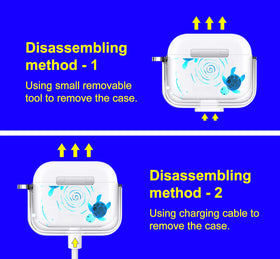MOSNOVO AirPods Pro 2 case includes removal tool for quick case swaps.
