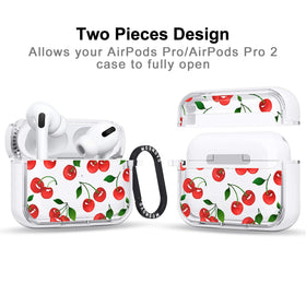 MOSNOVO AirPods Pro 2 case shows shockproof dual-layer protection.