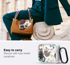 MOSNOVO AirPods Pro 2 case featuring a premium metal ring for easy access.