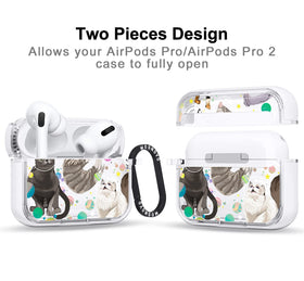 MOSNOVO AirPods Pro 2 case with shockproof protection for on-the-go.