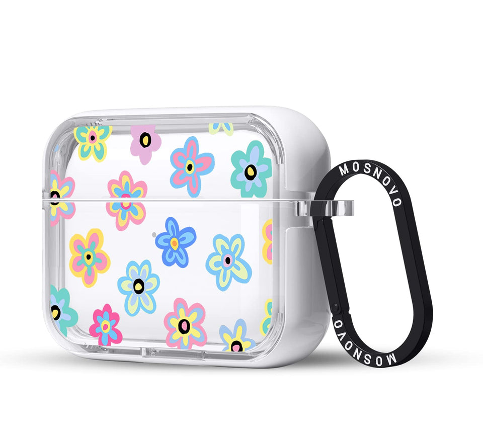 MOSNOVO AirPods Pro Case with clear dual-layer protection for daily use.
