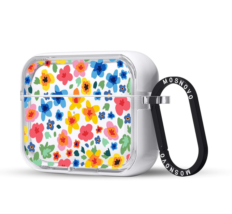 MOSNOVO AirPods Pro case with dual-layer clear protection for shock absorption and style