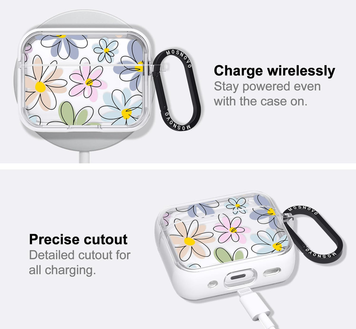 MOSNOVO AirPods Pro case includes a removal tool.