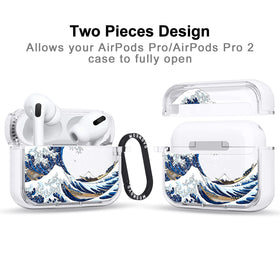 MOSNOVO AirPods Pro 2 dual-layer shockproof case with clear finish